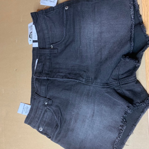 BRAND NEW black jean shorts - Picture 2 of 2